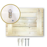 Designart "Capturing The Bliss Of A Summer Terrace II" City Art Deco Print on Natural Pine Wood