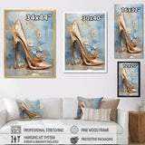 Designart "Chic Fashion Heel II" Fashion High Heels Wall Art