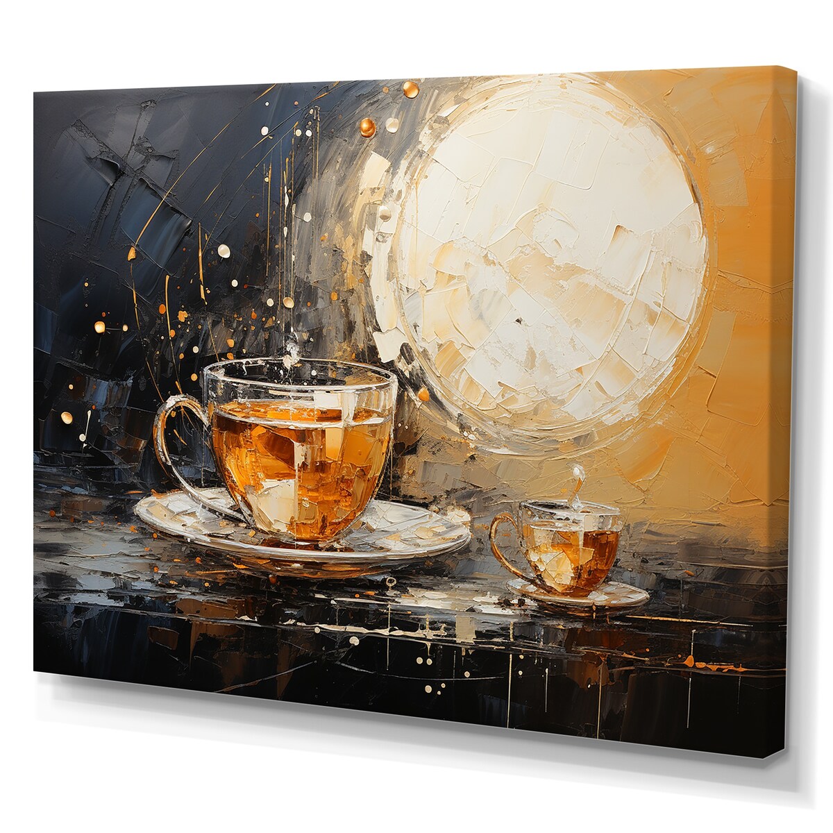 Designart "Coffee Brewed Fusion II" Coffee & Tea Wall Art