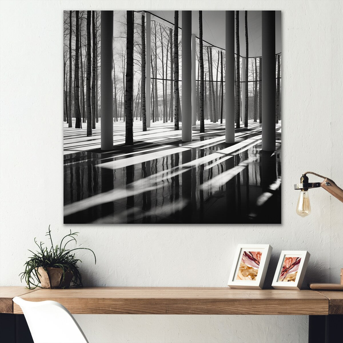 Designart "Concert Halls Winter Scenery " Concert Halls Wall Art