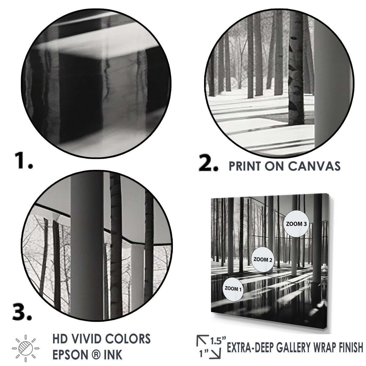 Designart "Concert Halls Winter Scenery " Concert Halls Wall Art