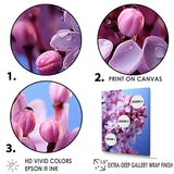 Designart "Contemporary Lilac Tranquility " Lilacs Wall Art