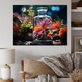Designart "Coral In Aquarium Dream" Aquariums Wall Art