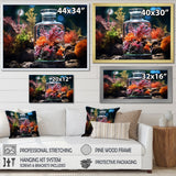 Designart "Coral In Aquarium Dream" Aquariums Wall Art