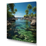 Designart "Cuba Green Paradise" Cuba Wall Art