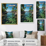 Designart "Cuba Green Paradise" Cuba Wall Art