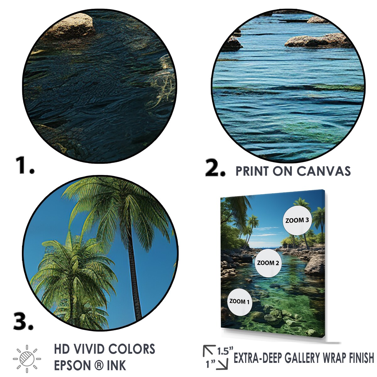 Designart "Cuba Green Paradise" Cuba Wall Art