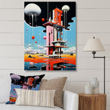 Designart "De Stijl Geyser Horizon" Geyser Wall Art