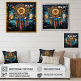 Designart "Dreamcatchers Whimsy " Dream catcher Framed Canvas Art Print
