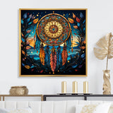 Designart "Dreamcatchers Whimsy " Dream catcher Framed Canvas Art Print
