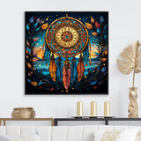 Designart "Dreamcatchers Whimsy " Dream catcher Framed Canvas Art Print