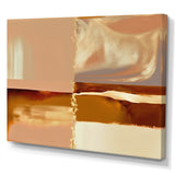 Designart "Earth Tone Mysteries IV" Abstract Canvas Wall Art