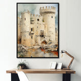 Designart "French Castle Of Avignon I" France Framed Wall Decor