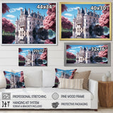 Designart "French Castle Of The Loire" France Wall Art