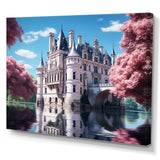 Designart "French Castle Of The Loire" France Wall Art