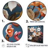 Designart "Gentle Magnolia Song I" Magnolias Wall Art