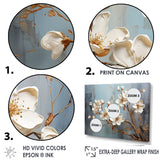 Designart "Gilded Beauty Daffodils Gilded Accents " Daffodils Wall Art