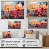 Designart "Glass Tulips Liquid Art " Tulips Wall Art
