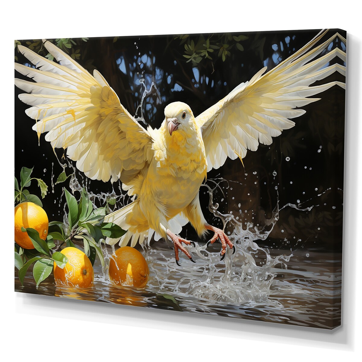 Designart "Graceful Dove I" Dovewall Art