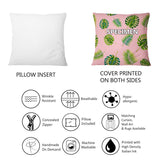 Designart "Green & Beige Initriguing Beauty Floral Pattern" Floral Printed Throw Pillow