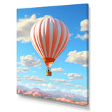 Designart "High Flying Fantasy Hot Air Balloon Adventure IV" Hot Air Balloon Wall Art