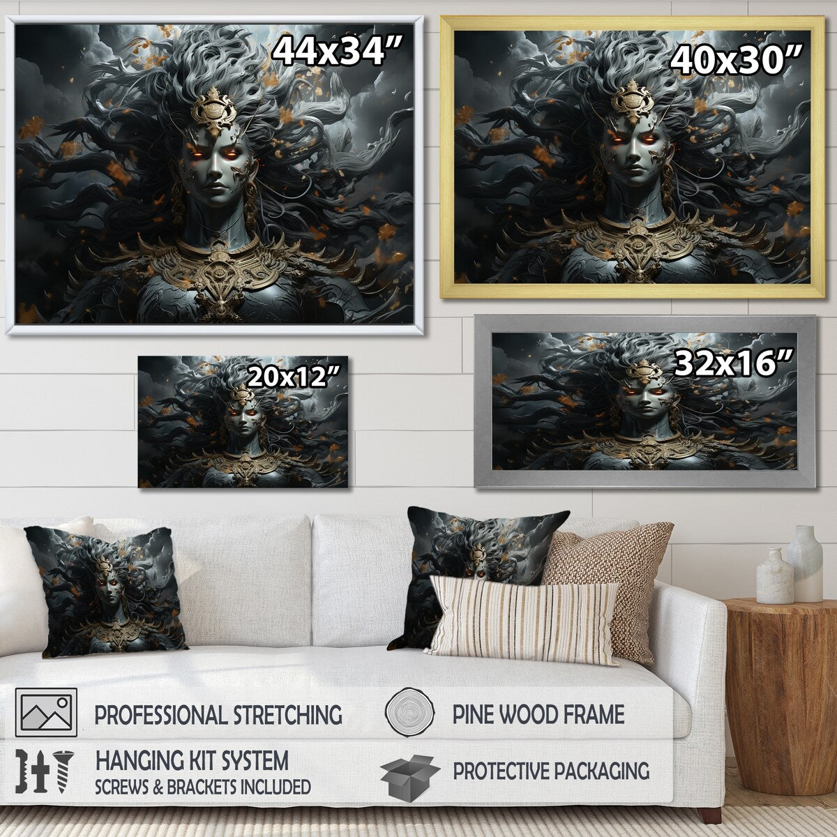 Designart "Hinduism Indras God I" Hinduism Wall Art