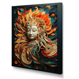 Designart "Hinduism Religious Mask " Hinduism Wall Art