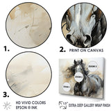 Designart "Hooves In Harmony Horse" Horse Animal Wall Decor