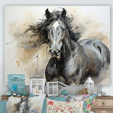 Designart "Hooves In Harmony Horse" Horse Animal Wall Decor