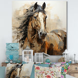 Designart "Horse Symbolic Freedom " Horse Animal Wall Decor