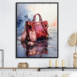 Designart "In Style Fashion Handbag" Fashion Framed Wall Decor