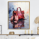 Designart "In Style Fashion Handbag" Fashion Framed Wall Decor