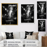 Designart "Industrial Landscape Obsidian Omen " Factories Framed Canvas Prints