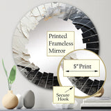 Designart "Infinite Motion IV" Abstract Modern Wall Mirror