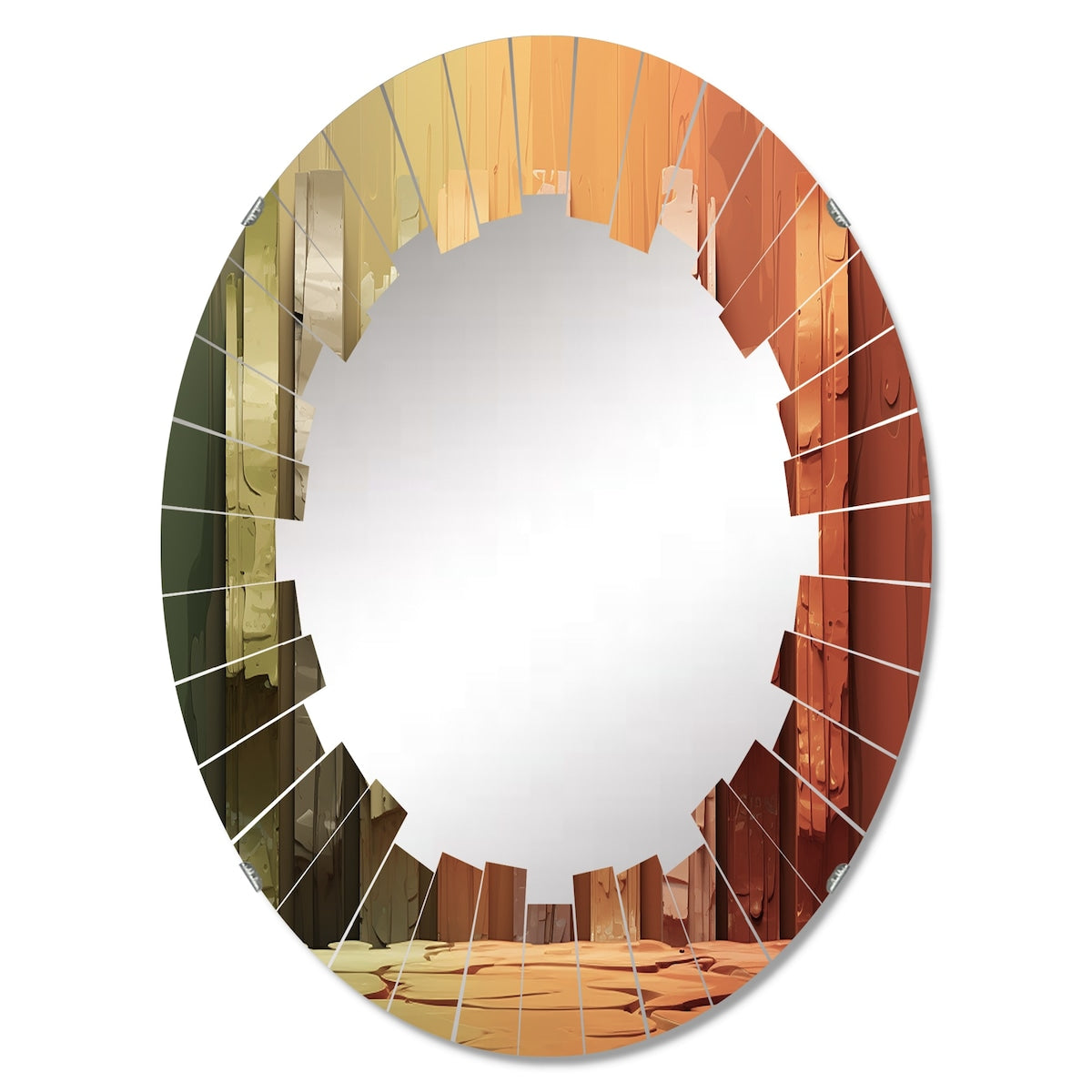 Designart "Islam Art The Pillars I" Islamic Modern Wall Mirror