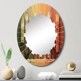 Designart "Islam Art The Pillars I" Islamic Modern Wall Mirror