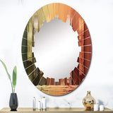 Designart "Islam Art The Pillars I" Islamic Modern Wall Mirror