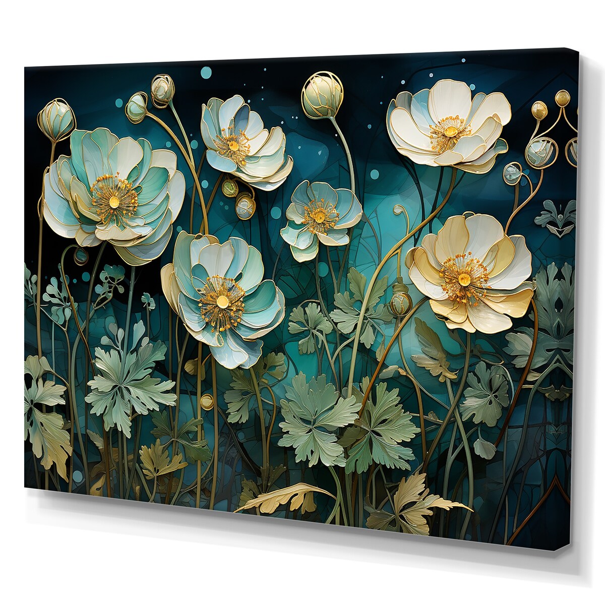 Designart "Meticulously Detailed Buttercups" Buttercups Wall Art