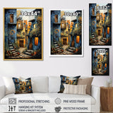 Designart "Mexican Art Landscape Oaxacan Odyssey I" Mexican Art Framed Wall Art Living Room