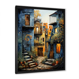Designart "Mexican Art Landscape Oaxacan Odyssey I" Mexican Art Framed Wall Art Living Room