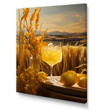 Designart "Mimosa Meadows Cocktail Harmony" Cocktails Wall Art