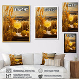 Designart "Mimosa Meadows Cocktail Harmony" Cocktails Wall Art