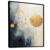 Designart "Minimalism Astrology Grunge Collage" Astrology Framed Wall Decor