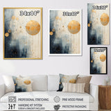 Designart "Minimalism Astrology Grunge Collage" Astrology Framed Wall Decor