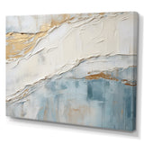 Designart "Minimalism Beige And Grey Wave Horizon II" Coastal Minimalism Wall Art