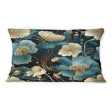 Designart "Modern Inspirations Floral Pattern I" Floral Printed Throw Pillow