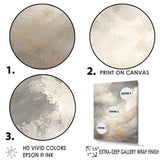 Designart "Mystic Grey Clouds Horizon" Clouds Wall Art