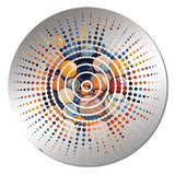Designart "Mystical Marbles I" - Modern Abstract Shapes Sun Circles Wall Mirror