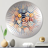 Designart "Mystical Marbles I" - Modern Abstract Shapes Sun Circles Wall Mirror