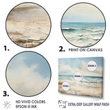 Designart "Normandys Beach In France III" France Wall Art